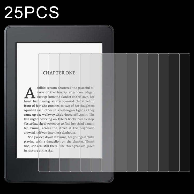 25 PCS 9H 2.5D Explosion-proof Tempered Tablet Glass Film For Amazon Kindle Paperwhite 3 / 2 / 1