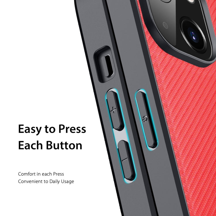 For iPhone 14/13 DUX DUCIS Fino Series PU + TPU Phone Case