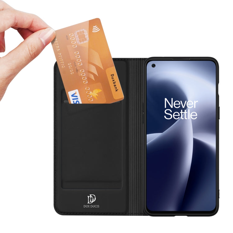 For OnePlus Nord 2T 5G DUX DUCIS Skin Pro Series PU + TPU Leather Phone Case