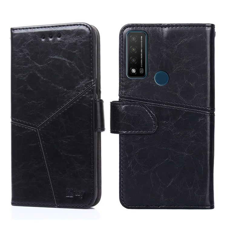 For TCL 20R 5G / Bremen / 20AX 5G Geometric Stitching Horizontal Flip Leather Phone Case