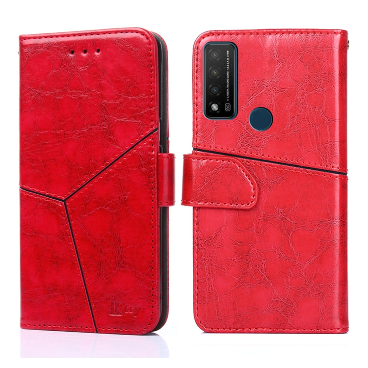For TCL 20R 5G / Bremen / 20AX 5G Geometric Stitching Horizontal Flip Leather Phone Case