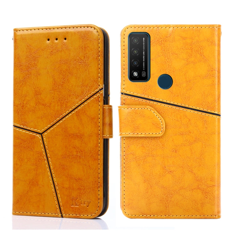 For TCL 20R 5G / Bremen / 20AX 5G Geometric Stitching Horizontal Flip Leather Phone Case