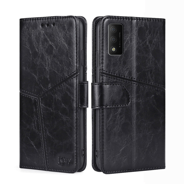 For TCL 30T T603DL Geometric Stitching Horizontal Flip Leather Phone Case
