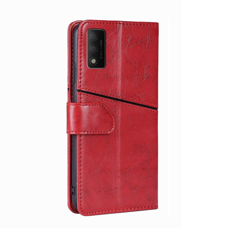 For TCL 30T T603DL Geometric Stitching Horizontal Flip Leather Phone Case