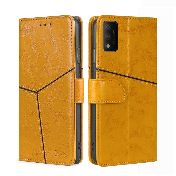 For TCL 30T T603DL Geometric Stitching Horizontal Flip Leather Phone Case