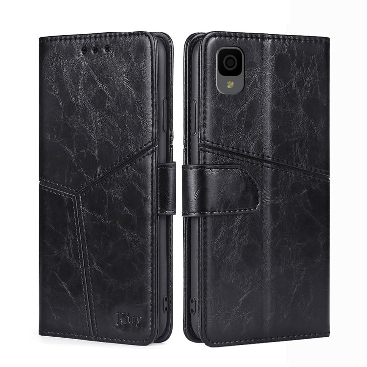 For TCL 30Z T602DL Geometric Stitching Horizontal Flip Leather Phone Case