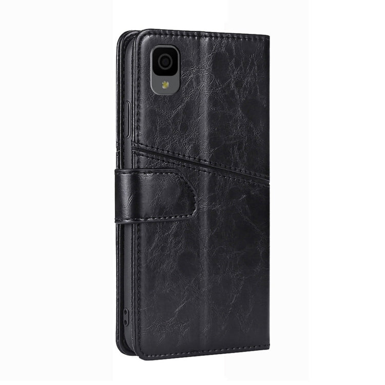 For TCL 30Z T602DL Geometric Stitching Horizontal Flip Leather Phone Case