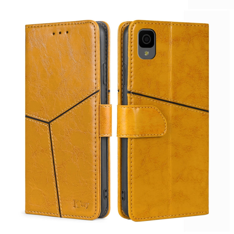 For TCL 30Z T602DL Geometric Stitching Horizontal Flip Leather Phone Case