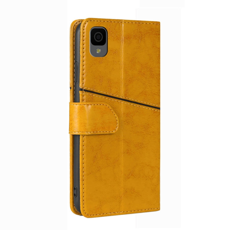 For TCL 30Z T602DL Geometric Stitching Horizontal Flip Leather Phone Case