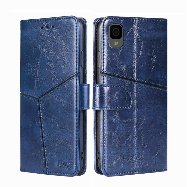 For TCL 30Z T602DL Geometric Stitching Horizontal Flip Leather Phone Case