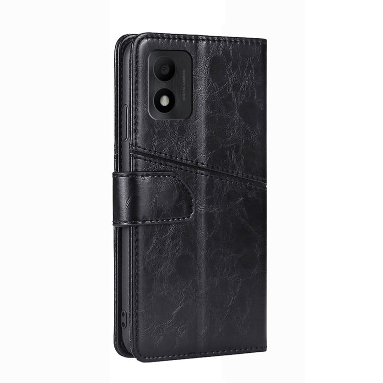 For TCL 303 Geometric Stitching Horizontal Flip Leather Phone Case
