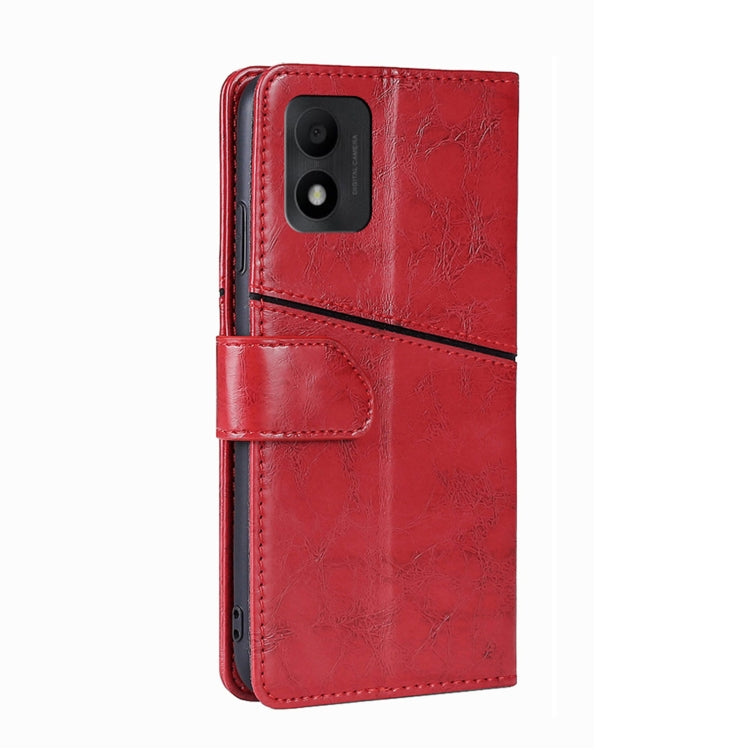 For TCL 303 Geometric Stitching Horizontal Flip Leather Phone Case