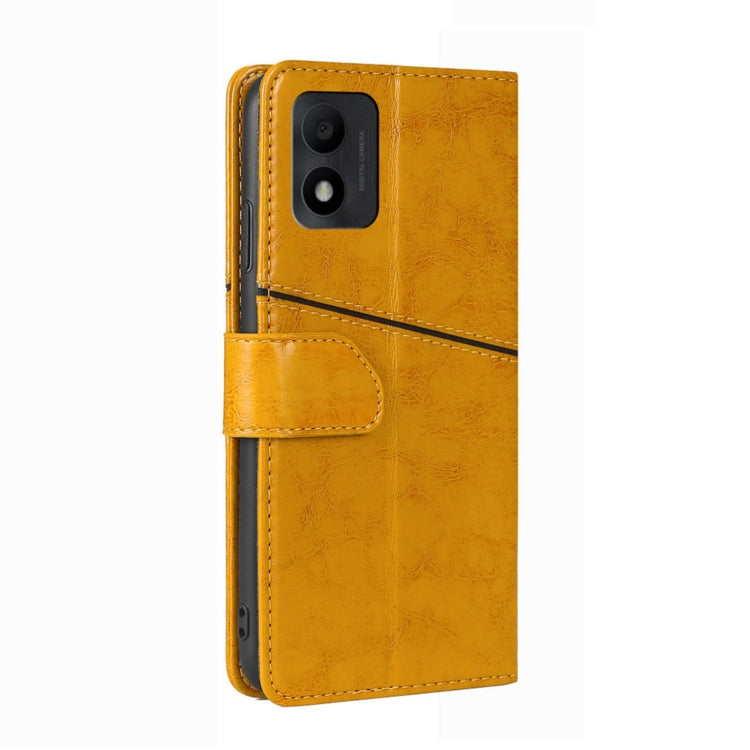 For TCL 303 Geometric Stitching Horizontal Flip Leather Phone Case
