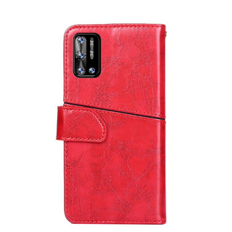 For Doogee N40 Pro Geometric Stitching Horizontal Flip Leather Phone Case