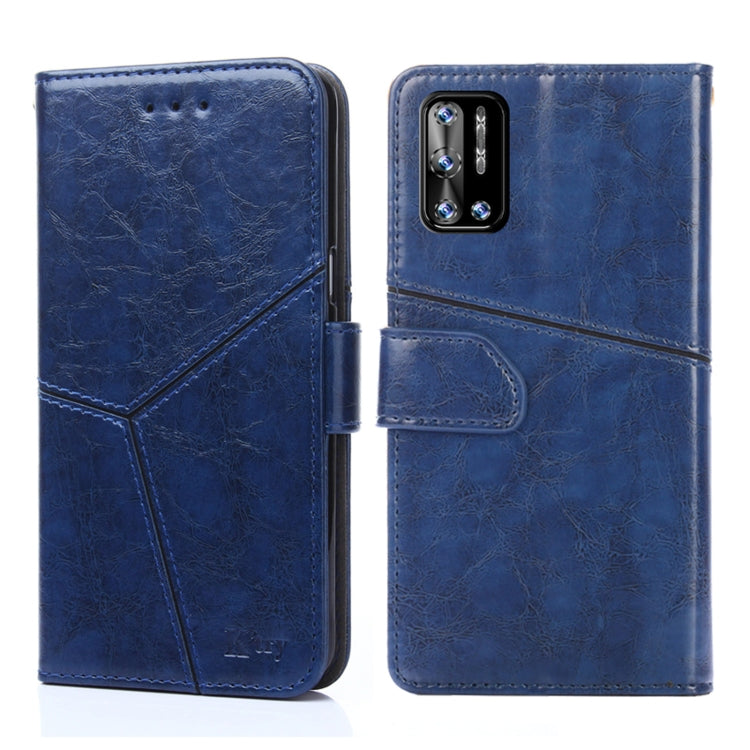 For Doogee N40 Pro Geometric Stitching Horizontal Flip Leather Phone Case