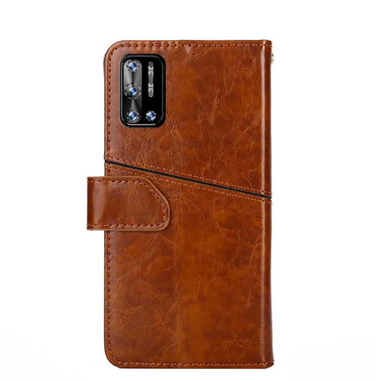 For Doogee N40 Pro Geometric Stitching Horizontal Flip Leather Phone Case