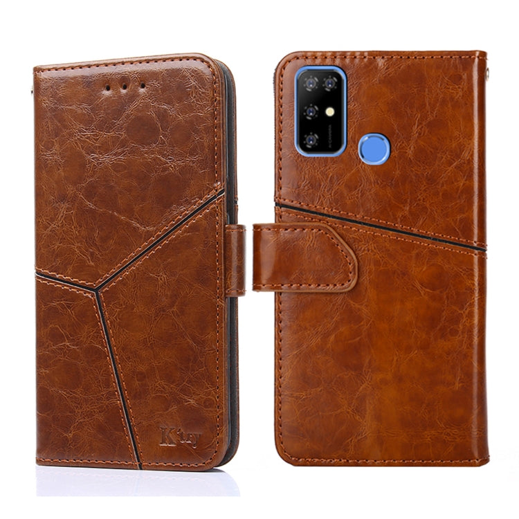For Doogee X96 Pro Geometric Stitching Horizontal Flip Leather Phone Case