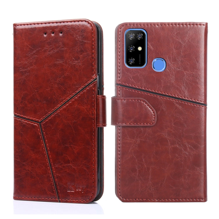 For Doogee X96 Pro Geometric Stitching Horizontal Flip Leather Phone Case