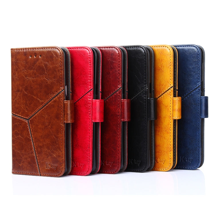 For Doogee X96 Pro Geometric Stitching Horizontal Flip Leather Phone Case