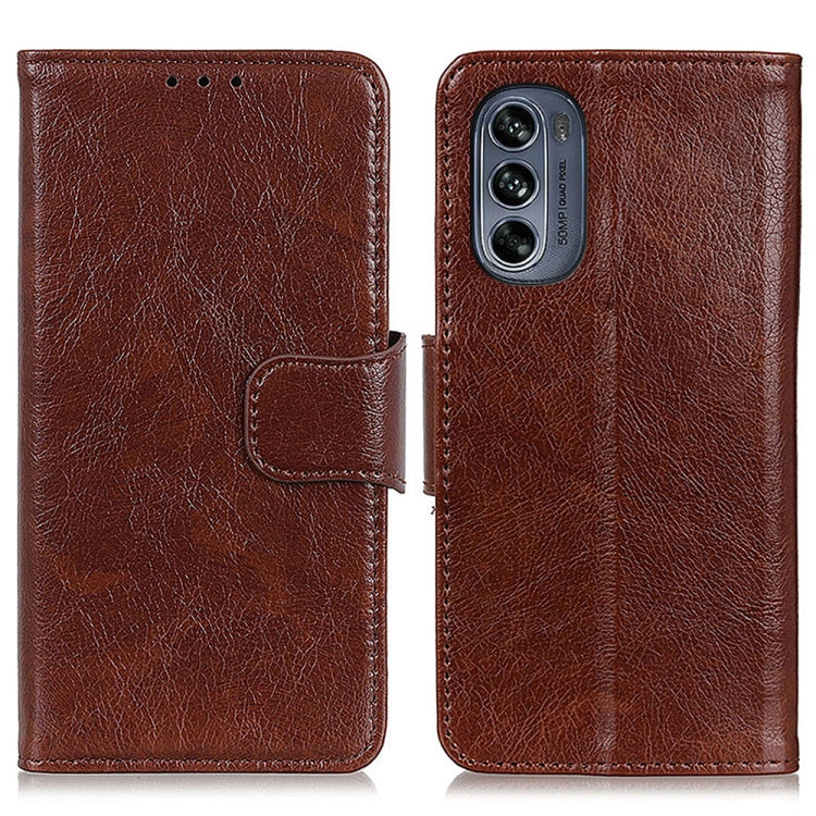 For Motorola Moto G62 5G Nappa Texture Leather Phone Case