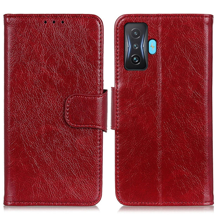 For Xiaomi Poco F4 GT Nappa Texture Leather Phone Case