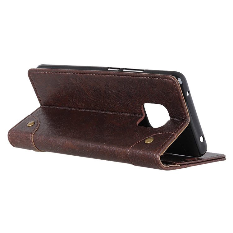 For Xiaomi Redmi Note 9 Pro / Note 9 Pro Max Copper Buckle Nappa Texture Horizontal Flip Leather Case with Holder & Card Slots & Wallet
