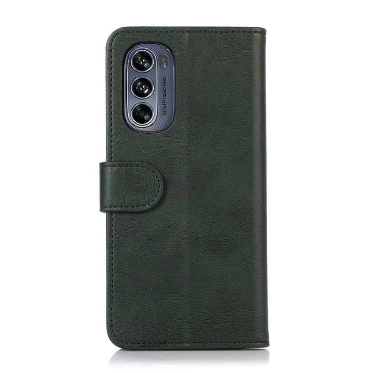 For Motorola Moto G62 5G Cow Texture Leather Phone Case