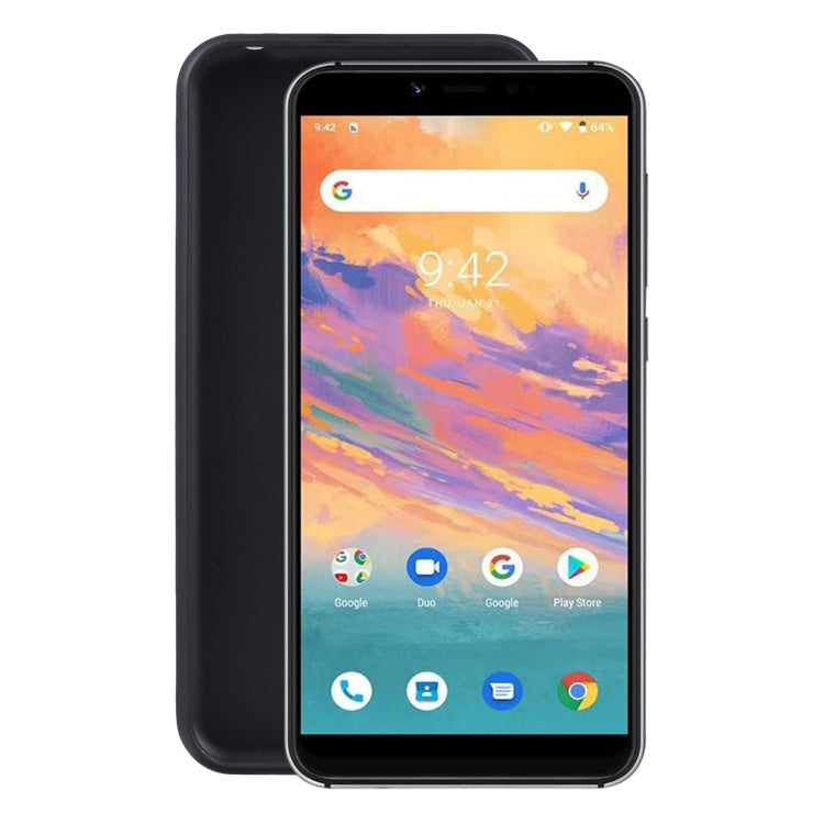 For UMIDIGI A3S TPU Phone Case(Black)