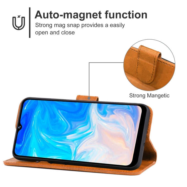 For DOOGEE N40 Pro Leather Phone Case