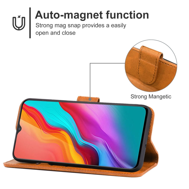 For Infinix Hot 8 / Hot 8 Lite Leather Phone Case