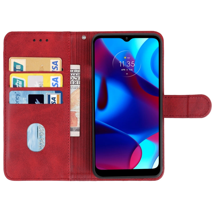 For Motorola G Pure Leather Phone Case
