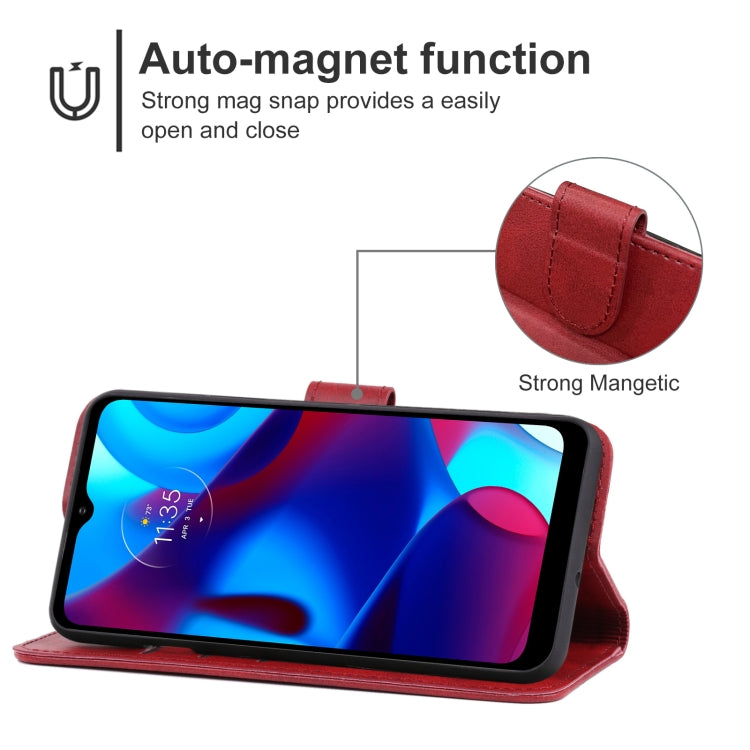 For Motorola G Pure Leather Phone Case