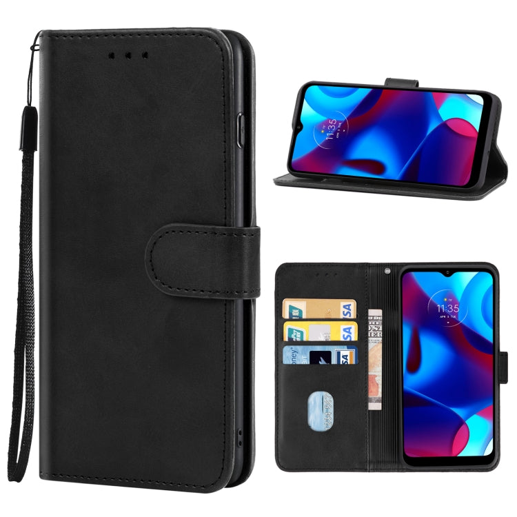 For Motorola G Pure Leather Phone Case