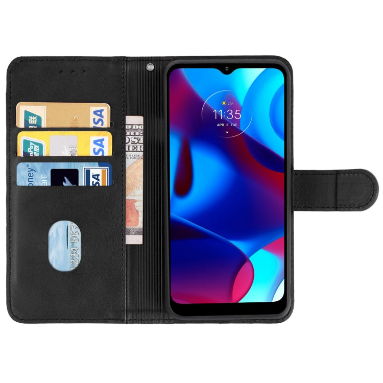 For Motorola G Pure Leather Phone Case