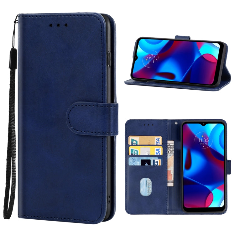 For Motorola G Pure Leather Phone Case