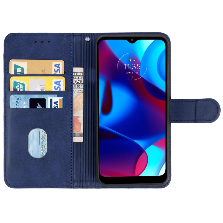 For Motorola G Pure Leather Phone Case