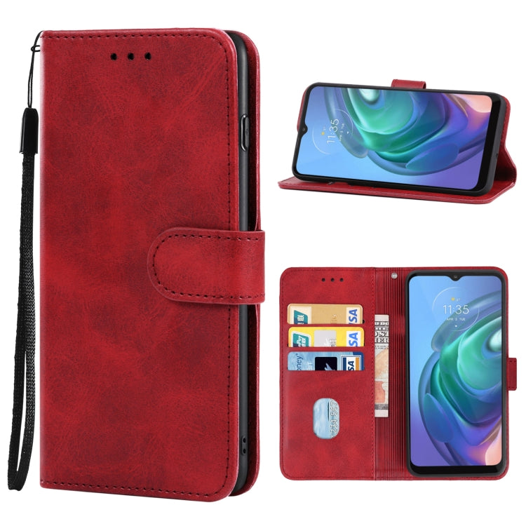 For Motorola Moto G10 Leather Phone Case