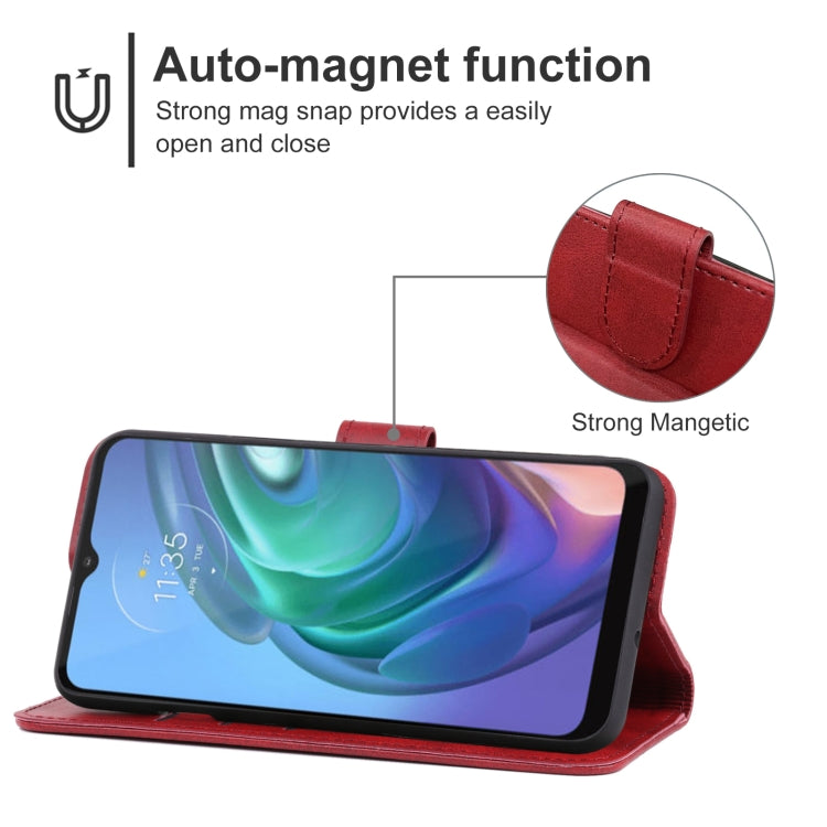 For Motorola Moto G10 Leather Phone Case