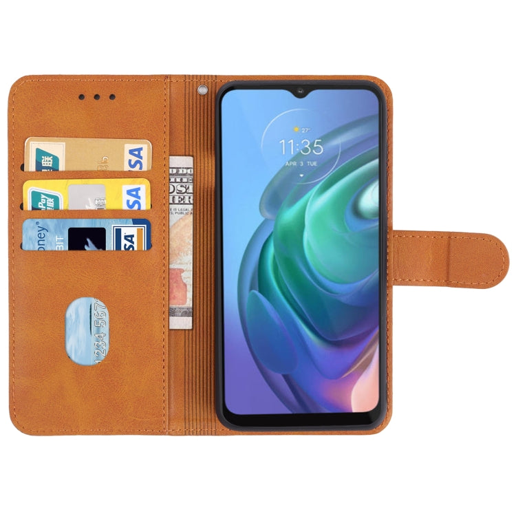For Motorola Moto G10 Leather Phone Case