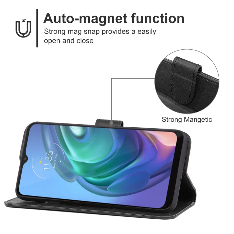 For Motorola Moto G10 Leather Phone Case