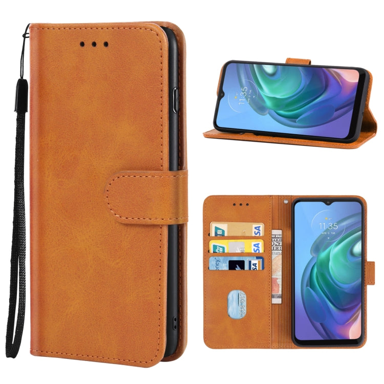 For Motorola Moto G10 Power Leather Phone Case