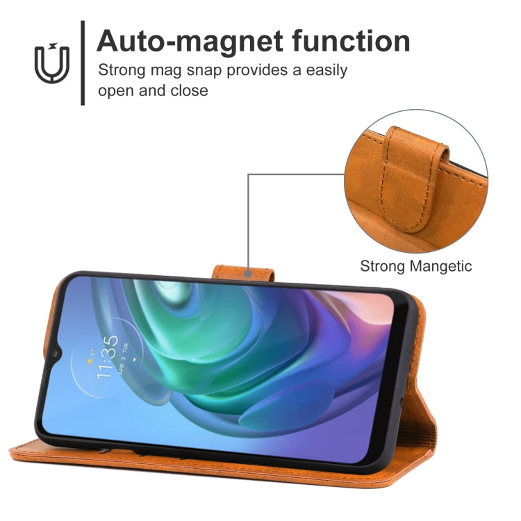 For Motorola Moto G10 Power Leather Phone Case