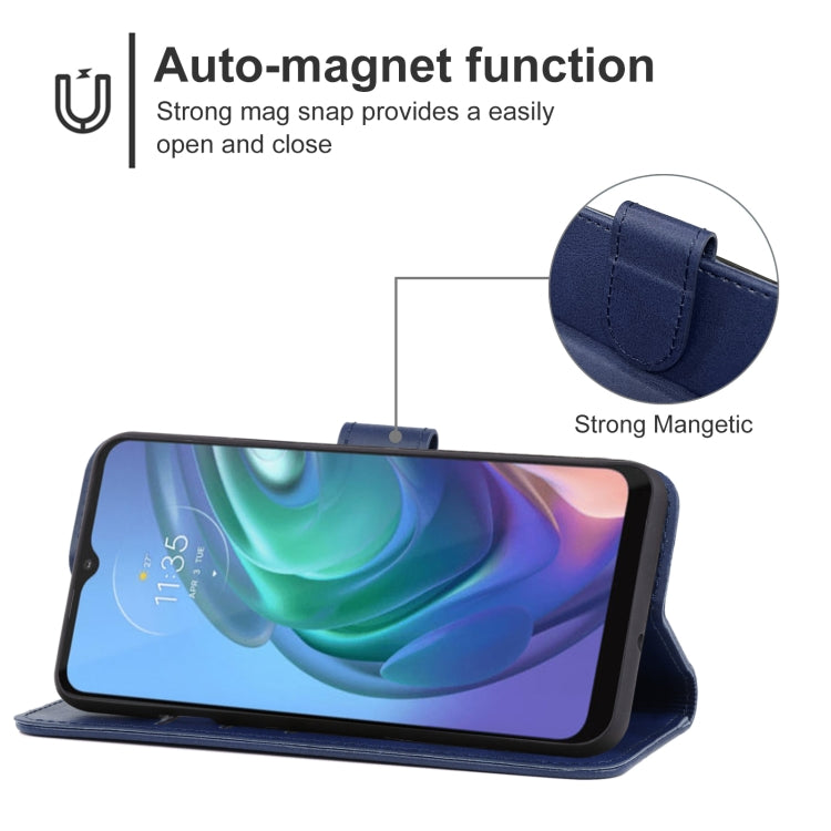 For Motorola Moto G10 Power Leather Phone Case