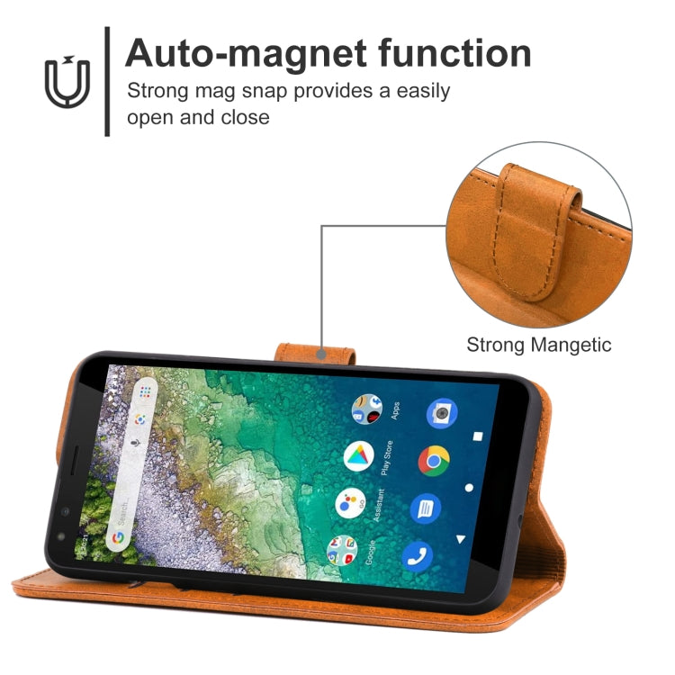For Nokia C01 Plus Leather Phone Case