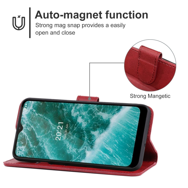 For Nokia C30 Leather Phone Case