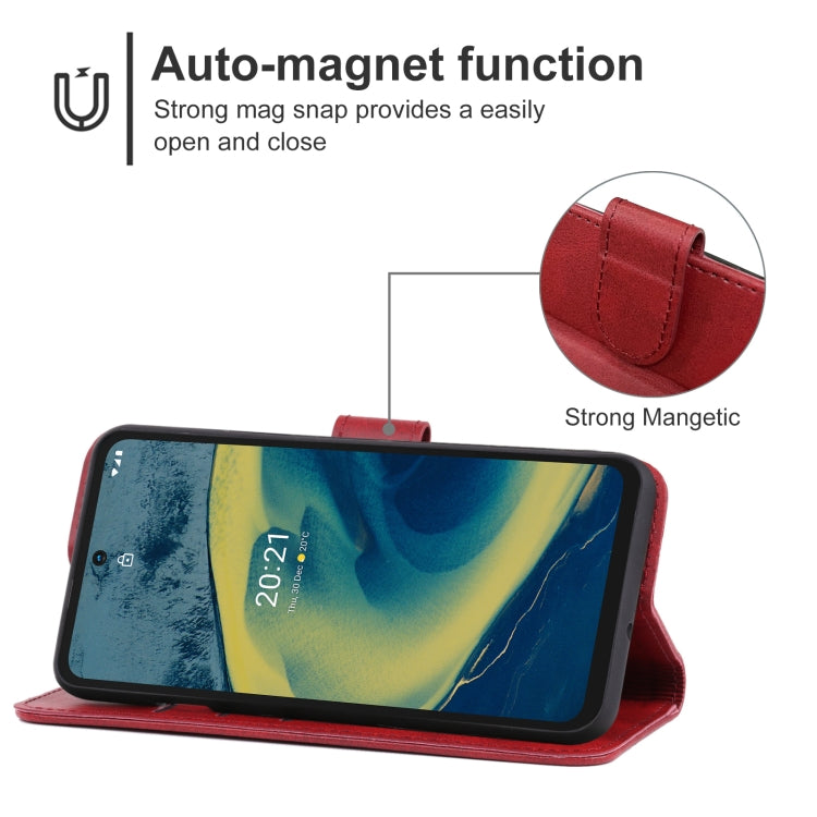 For Nokia XR20 Leather Phone Case