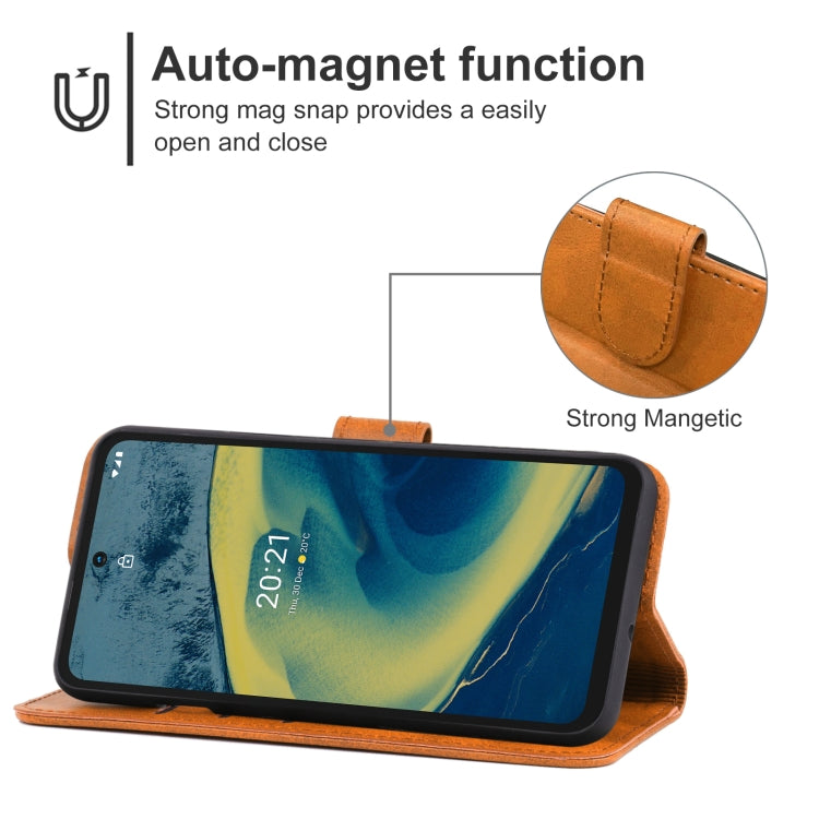 For Nokia XR20 Leather Phone Case