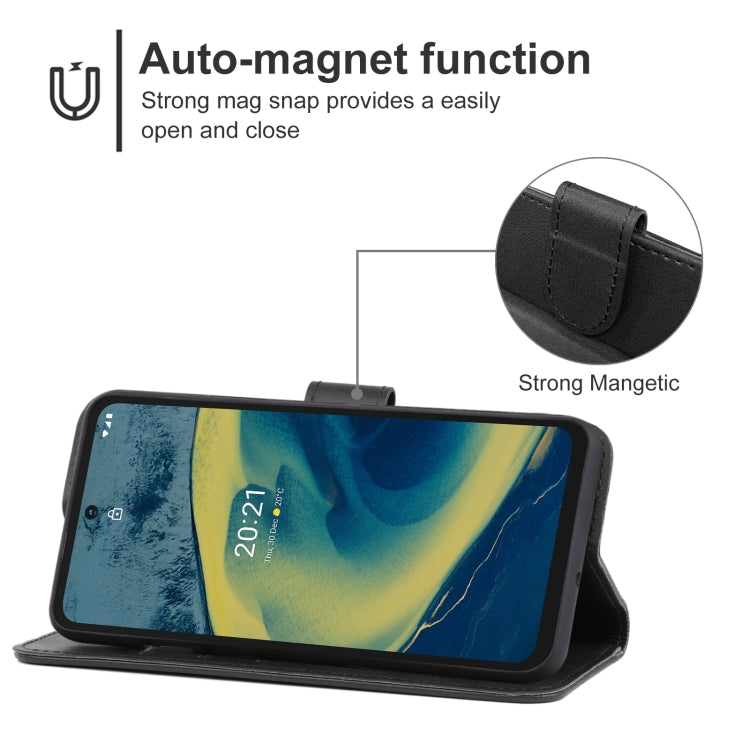 For Nokia XR20 Leather Phone Case