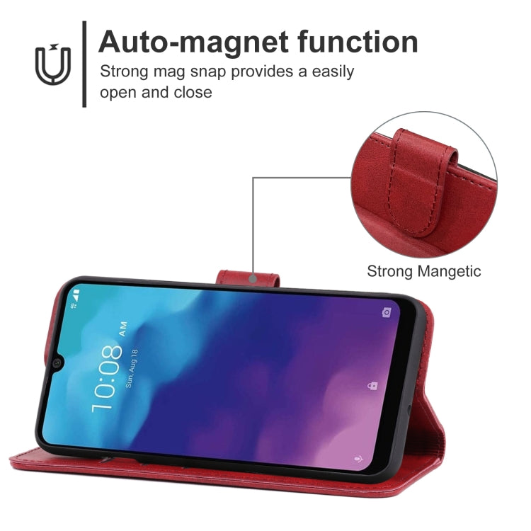 For ZTE A7 2020 Leather Phone Case