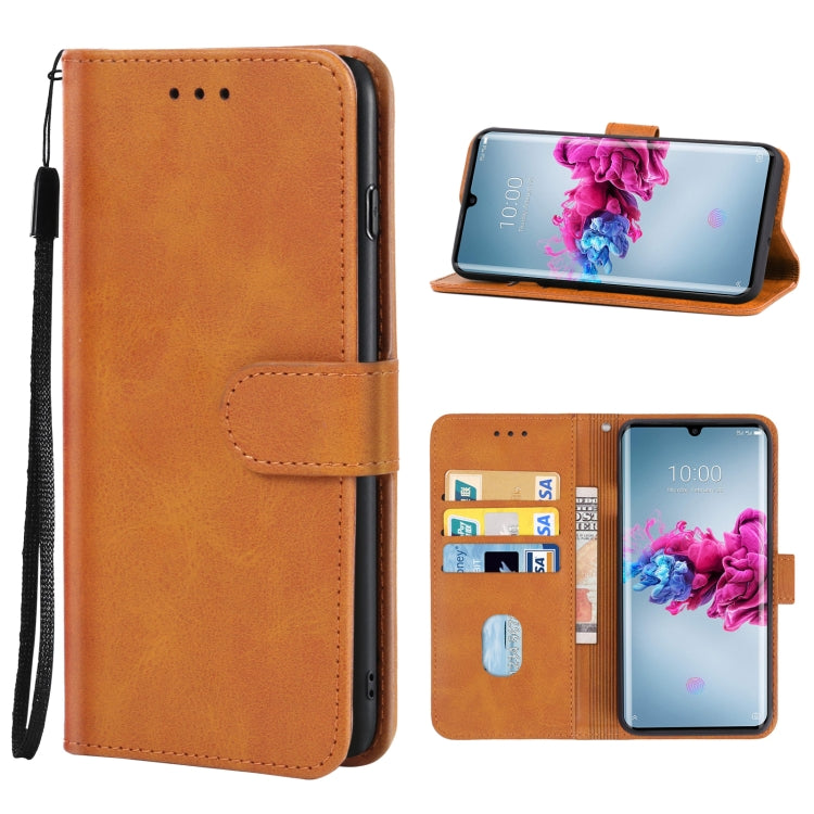 For ZTE Axon 11 5G Leather Phone Case